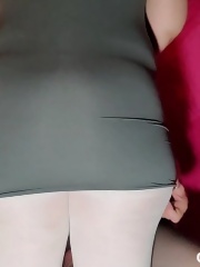 gallery_granny_and_mature_BBW Big Ass in Mini Skirt and White Pantyhose_older_127739629