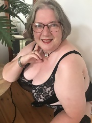 gallery_granny_and_mature_Chris44g Ann Summers Black Stockings &amp; Suspenders_older_127739835