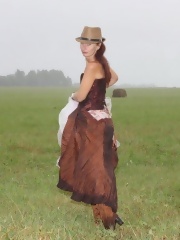 gallery_granny_and_mature_Rainy Day in Field 2_older_127739154